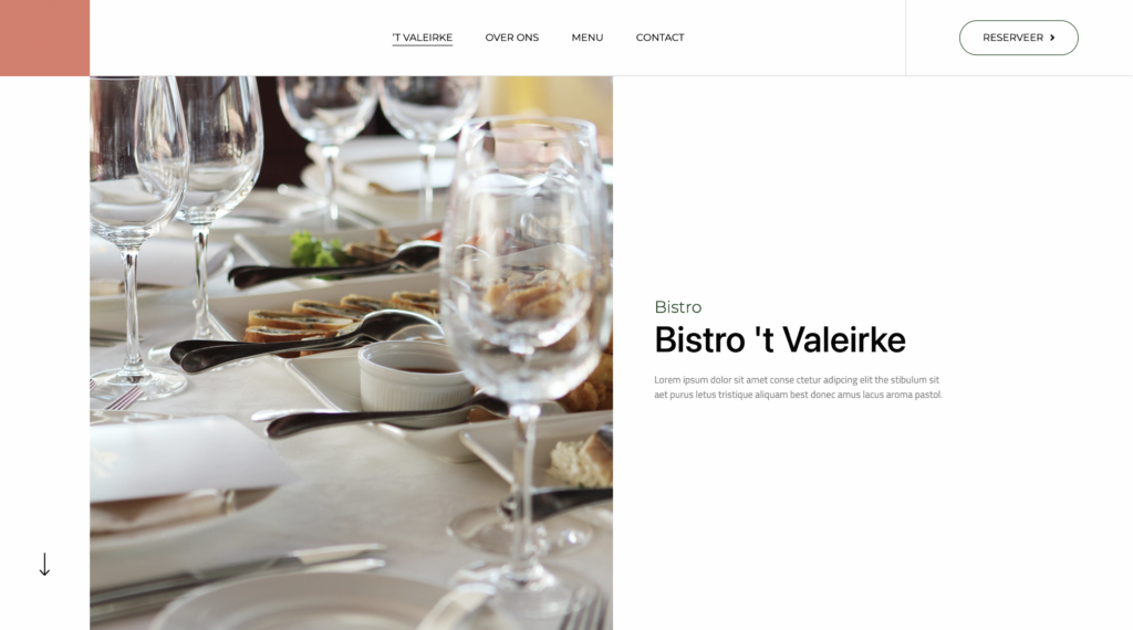 Bistro 't Valeirke by VDB Webdesign